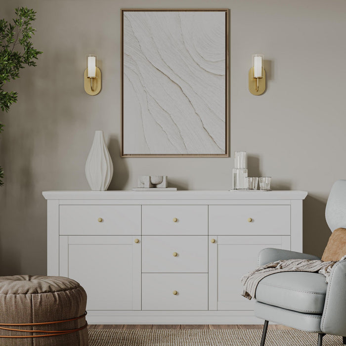 Progress Lighting - P710158-191 - One Light Wall Sconce - Mack - Brushed Gold