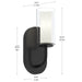 Progress Lighting - P710158-31M - One Light Wall Sconce - Mack - Matte Black