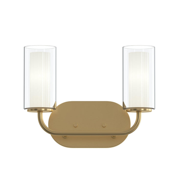 Progress Lighting - P300575-191 - Two Light Bath Vanity - Mack - Brushed Gold