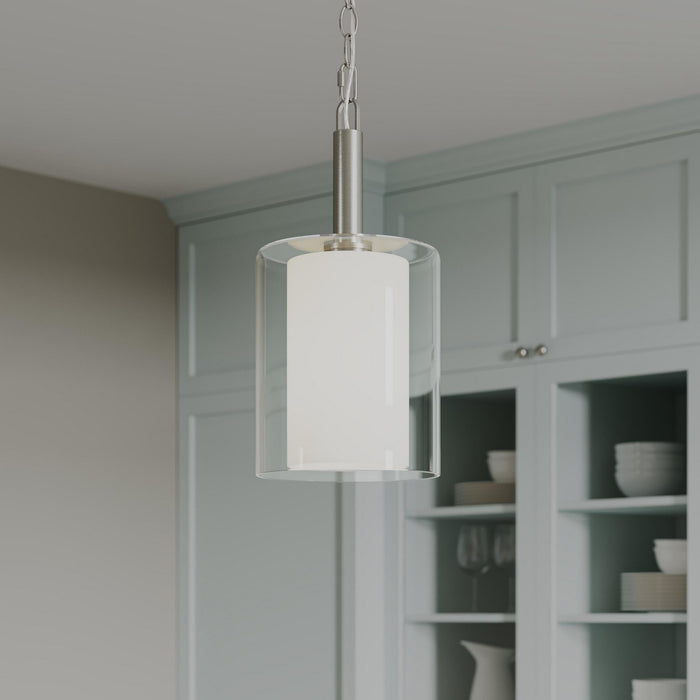 Progress Lighting - P500515-009 - One Light Pendant - Mack - Brushed Nickel