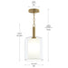 Progress Lighting - P500515-191 - One Light Pendant - Mack - Brushed Gold