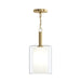 Progress Lighting - P500515-191 - One Light Pendant - Mack - Brushed Gold