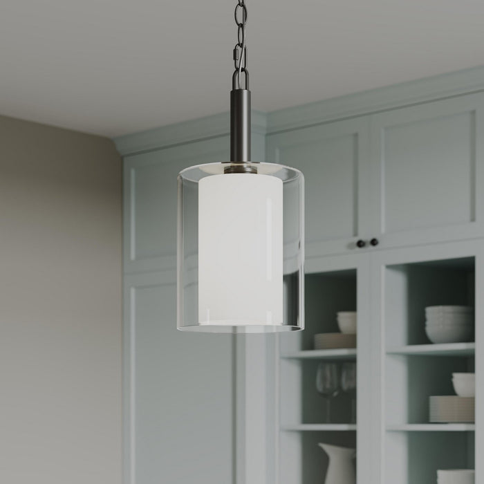 Progress Lighting - P500515-31M - One Light Pendant - Mack - Matte Black
