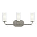 Progress Lighting - P300576-009 - Three Light Bath Vanity - Mack - Brushed Nickel