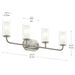 Progress Lighting - P300577-009 - Four Light Bath Vanity - Mack - Brushed Nickel