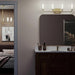Progress Lighting - P300577-191 - Four Light Bath Vanity - Mack - Brushed Gold