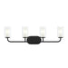 Progress Lighting - P300577-31M - Four Light Bath Vanity - Mack - Matte Black