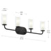Progress Lighting - P300577-31M - Four Light Bath Vanity - Mack - Matte Black