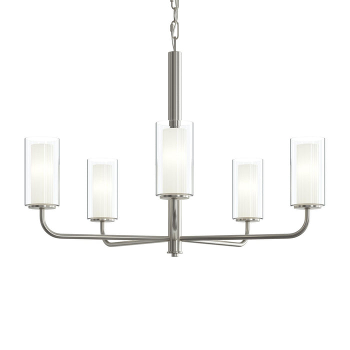 Progress Lighting - P400475-009 - Five Light Chandelier - Mack - Brushed Nickel