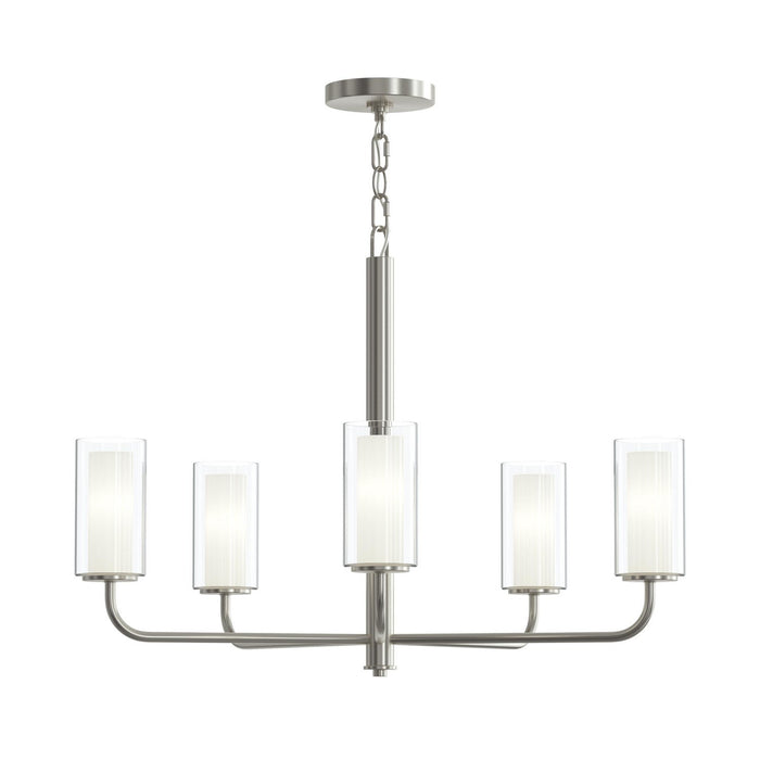 Progress Lighting - P400475-009 - Five Light Chandelier - Mack - Brushed Nickel