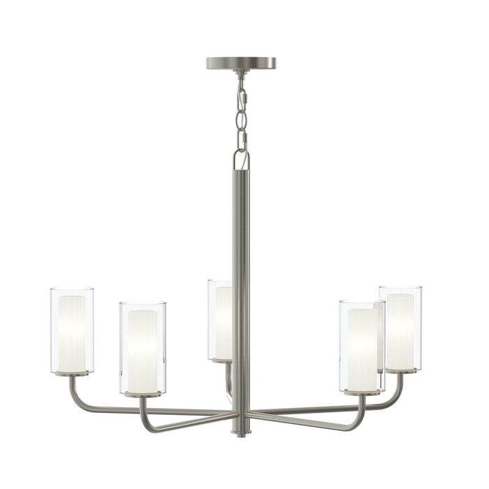 Progress Lighting - P400475-009 - Five Light Chandelier - Mack - Brushed Nickel