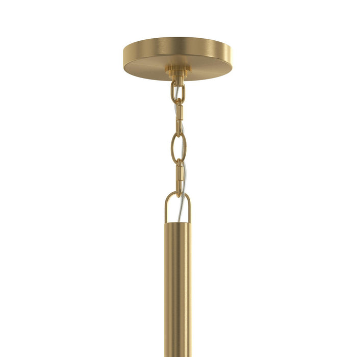 Progress Lighting - P400475-191 - Five Light Chandelier - Mack - Brushed Gold
