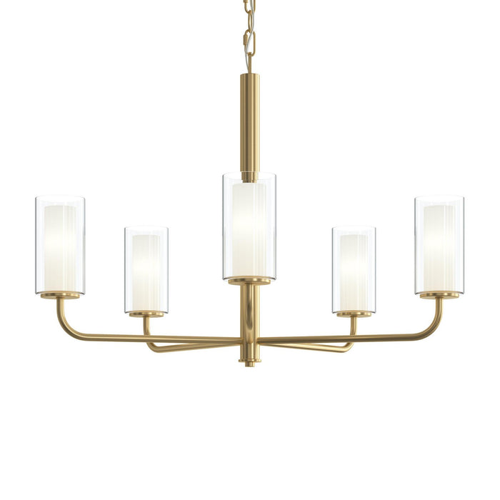 Progress Lighting - P400475-191 - Five Light Chandelier - Mack - Brushed Gold