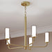 Progress Lighting - P400475-191 - Five Light Chandelier - Mack - Brushed Gold