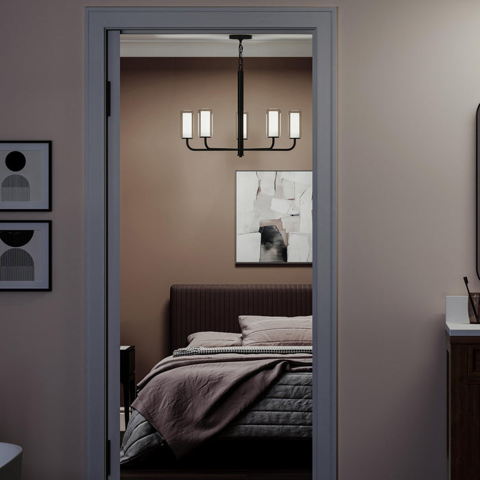 Progress Lighting - P400475-31M - Five Light Chandelier - Mack - Matte Black