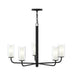 Progress Lighting - P400475-31M - Five Light Chandelier - Mack - Matte Black