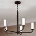 Progress Lighting - P400475-31M - Five Light Chandelier - Mack - Matte Black