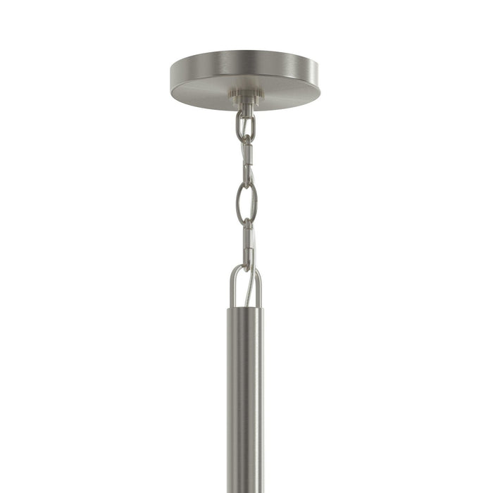 Progress Lighting - P400477-009 - Six Light Chandelier - Mack - Brushed Nickel