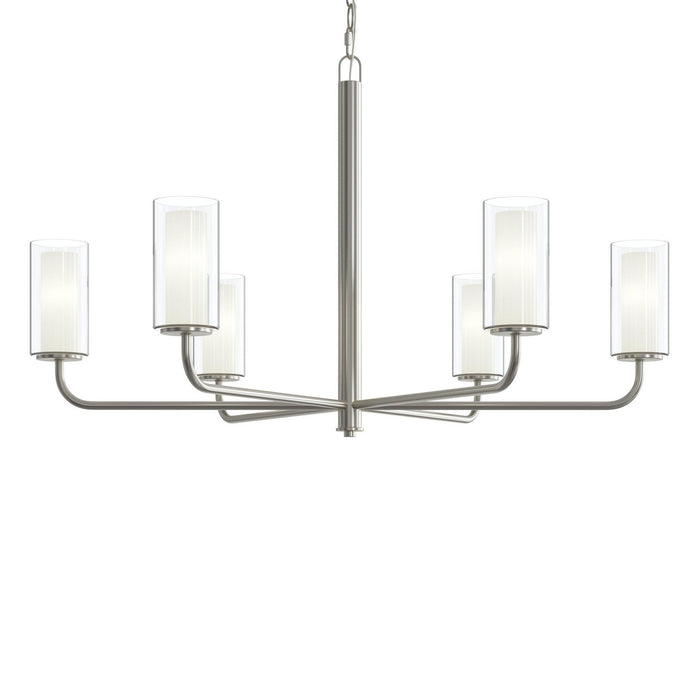 Progress Lighting - P400477-009 - Six Light Chandelier - Mack - Brushed Nickel