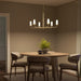 Progress Lighting - P400477-191 - Six Light Chandelier - Mack - Brushed Gold