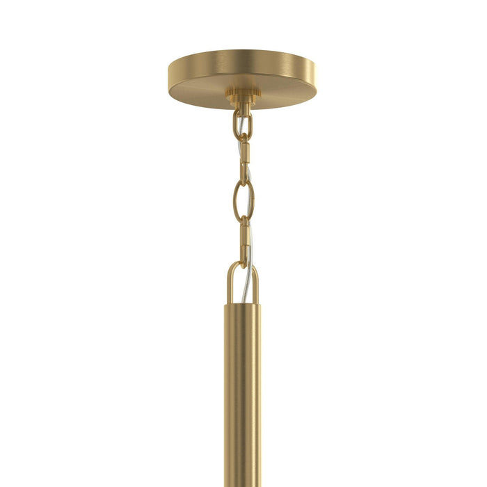 Progress Lighting - P400477-191 - Six Light Chandelier - Mack - Brushed Gold