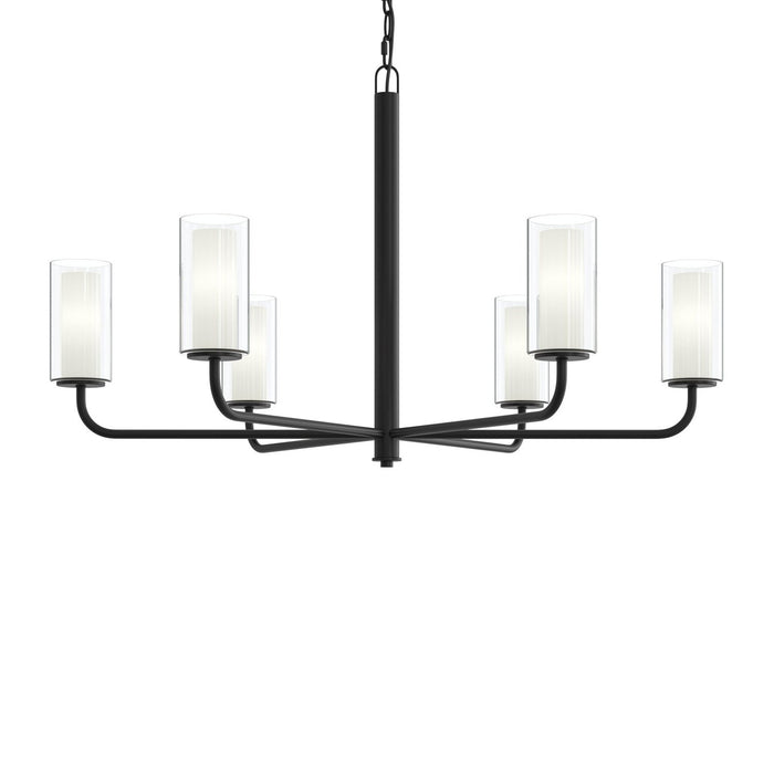 Progress Lighting - P400477-31M - Six Light Chandelier - Mack - Matte Black