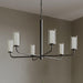 Progress Lighting - P400477-31M - Six Light Chandelier - Mack - Matte Black