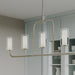 Progress Lighting - P400476-009 - Five Light Linear Chandelier - Mack - Brushed Nickel