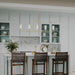 Progress Lighting - P400476-191 - Five Light Linear Chandelier - Mack - Brushed Gold