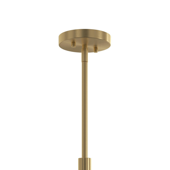 Progress Lighting - P400476-191 - Five Light Linear Chandelier - Mack - Brushed Gold