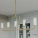 Progress Lighting - P400476-191 - Five Light Linear Chandelier - Mack - Brushed Gold