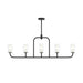 Progress Lighting - P400476-31M - Five Light Linear Chandelier - Mack - Matte Black