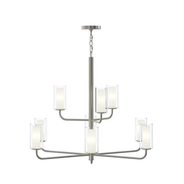 Progress Lighting - P400478-009 - Nine Light Chandelier - Mack - Brushed Nickel