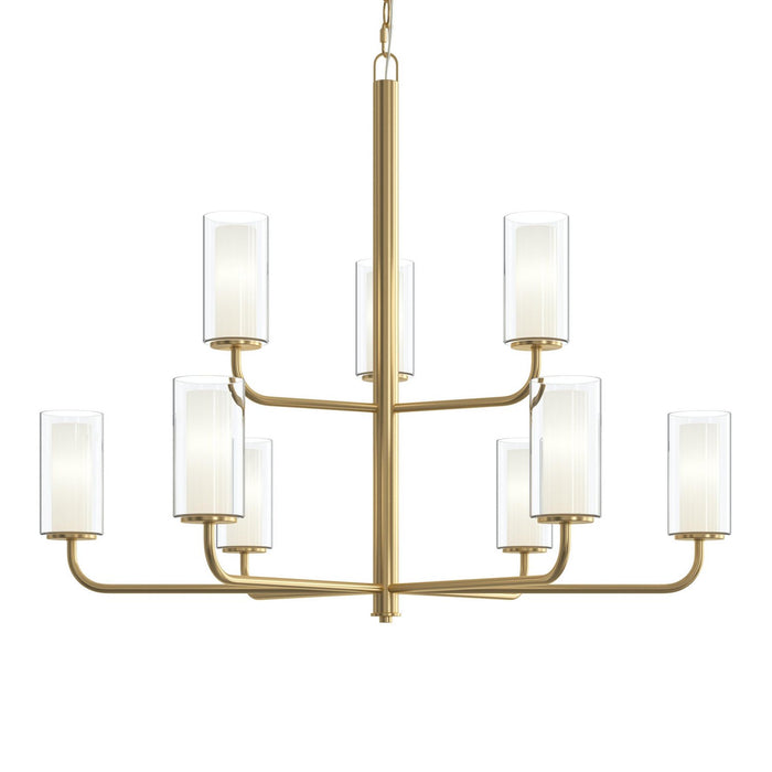 Progress Lighting - P400478-191 - Nine Light Chandelier - Mack - Brushed Gold
