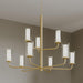 Progress Lighting - P400478-191 - Nine Light Chandelier - Mack - Brushed Gold
