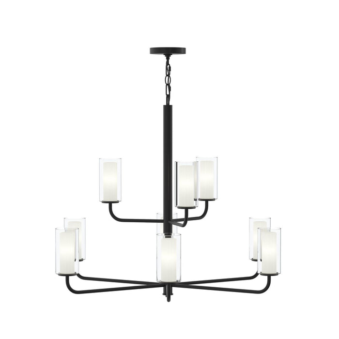 Progress Lighting - P400478-31M - Nine Light Chandelier - Mack - Matte Black