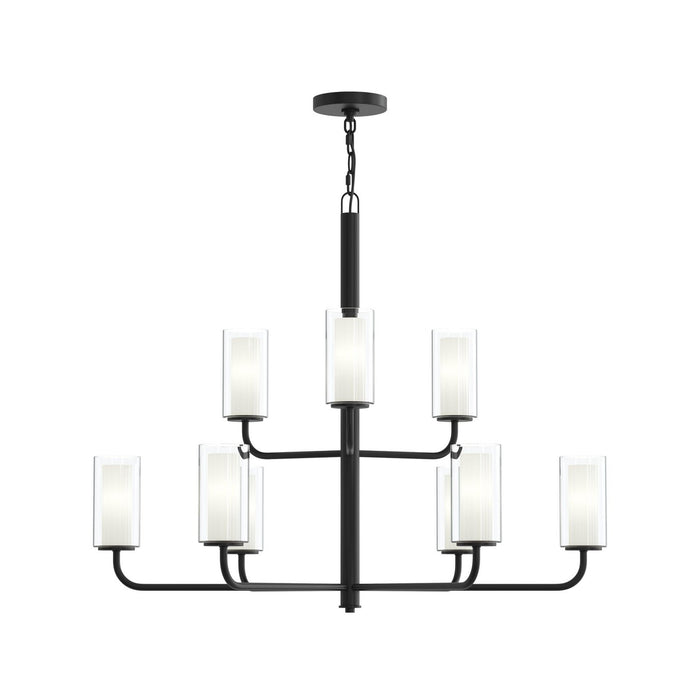 Progress Lighting - P400478-31M - Nine Light Chandelier - Mack - Matte Black