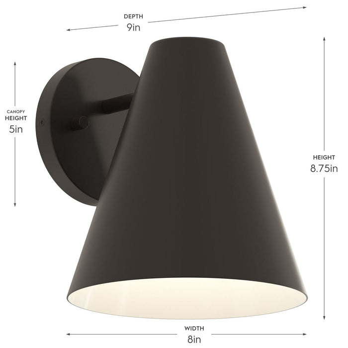 Progress Lighting - P560409-020 - One Light Outdoor Wall Mount - Mik - Antique Bronze