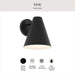 Progress Lighting - P560409-31M - One Light Outdoor Wall Mount - Mik - Matte Black