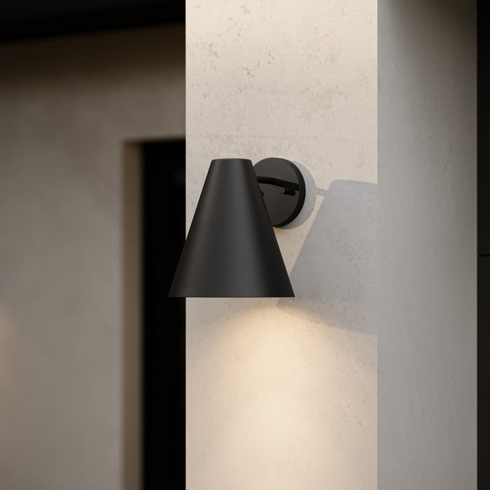 Progress Lighting - P560409-31M - One Light Outdoor Wall Mount - Mik - Matte Black