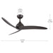Progress Lighting - P250126-214 - 52" Ceiling Fan - Nirra - Satin Natural Bronze