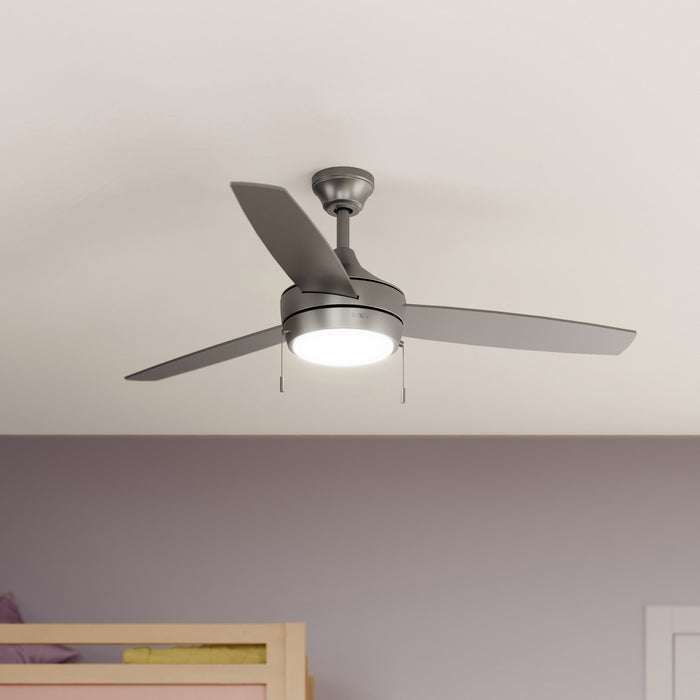 Progress Lighting - P250124-009-30 - 52" Ceiling Fan - Nolyn - Brushed Nickel
