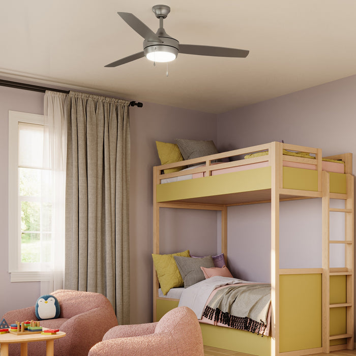 Progress Lighting - P250124-009-30 - 52" Ceiling Fan - Nolyn - Brushed Nickel