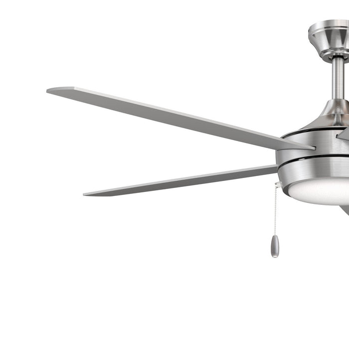 Progress Lighting - P250125-009-30 - 52" Ceiling Fan - Nolyn V - Brushed Nickel