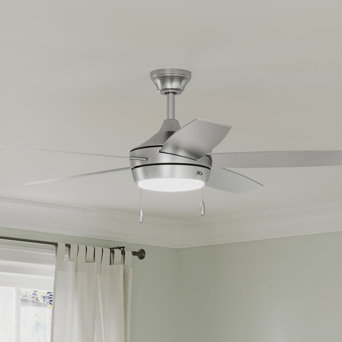 Progress Lighting - P250125-009-30 - 52" Ceiling Fan - Nolyn V - Brushed Nickel