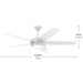 Progress Lighting - P250125-28M-30 - 52" Ceiling Fan - Nolyn V - Matte White