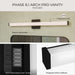 Progress Lighting - P300550-031-CS - LED Vanity Light - Phase 6.1 LED - Black