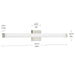 Progress Lighting - P300551-009-CS - LED Vanity Light - Phase 6.1 LED - Brushed Nickel