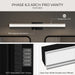 Progress Lighting - P300557-031-CS - LED Vanity Light - Phase 6.3 LED - Black