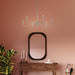 Progress Lighting - P400472-009 - Six Light Chandelier - Pilar - Brushed Nickel